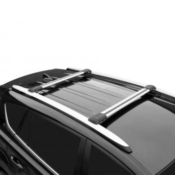 14 199 р. Багажник в сборе LUX Хантер L54  Renault Clio  KR (2005-2013), Renault Kaptur (2016-2025), Skoda Karoq  NU7 (2017-2025), Skoda Kodiaq  NU7 (2017-2021), Skoda Octavia  A5 (2004-2008), SSANGYONG Actyon (2010-2013), SSANGYONG Korando  3 (2010-2025), SSANGYONG Rodius  2 (2013-2018), Subaru Forester ( SJ,  SK/S14) (2012-2021), Subaru XV ( GP/G33,  GT/G24) (2012-2025), Toyota RAV4  XA40 (2012-2019), Toyota Verso  R20 (2009-2012), Volvo V50 (2004-2012), Volvo V70 (2008-2016), Volvo XC70 (2007-2016) (аэро-трэвэл (92-102 см и 98-108 см), серый)  с доставкой в г. Пермь. Увеличить фотографию 3