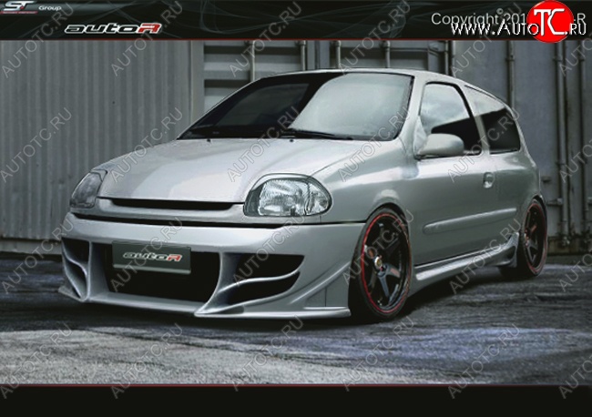 25 999 р. Передний бампер Auto-R Renault Clio BB дорестайлинг, хэтчбэк 5 дв. (1998-2002)  с доставкой в г. Пермь