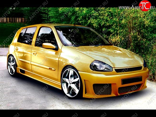25 699 р. Передний бампер Rieger Renault Clio BB дорестайлинг, хэтчбэк 5 дв. (1998-2002)  с доставкой в г. Пермь