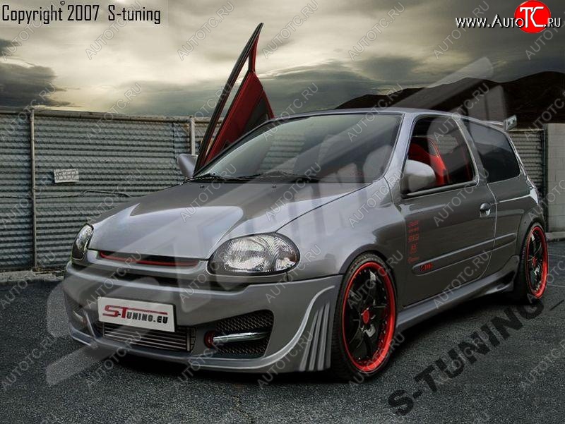 25 999 р. Передний бампер S1 Renault Clio BB дорестайлинг, хэтчбэк 5 дв. (1998-2002)  с доставкой в г. Пермь