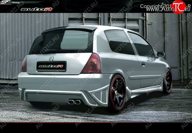 25 999 р. Задний бампер Auto-R Renault Clio BB дорестайлинг, хэтчбэк 5 дв. (1998-2002)  с доставкой в г. Пермь