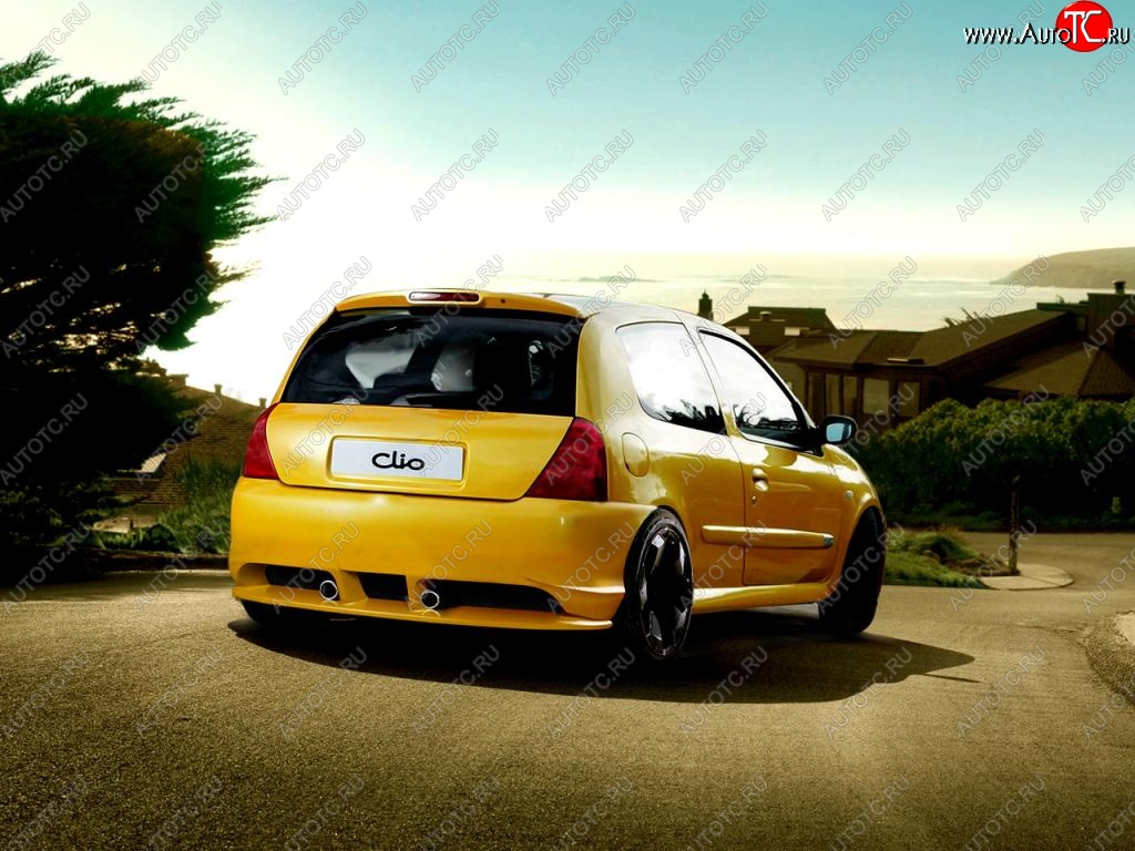 25 699 р. Задний бампер Rieger Renault Clio BB дорестайлинг, хэтчбэк 5 дв. (1998-2002)  с доставкой в г. Пермь