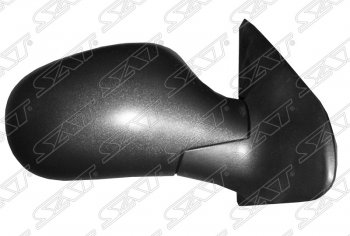 Боковое правое зеркало заднего вида SAT (регулировка: мех.) Renault Clio ( CB,  BB) (1998-2002) дорестайлинг, хэтчбэк 3 дв., дорестайлинг, хэтчбэк 5 дв.