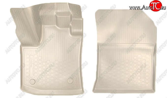 1 899 р. Коврики салонные Noplast (3D)  Renault Dokker (2012-2025) (Бежевый)  с доставкой в г. Пермь