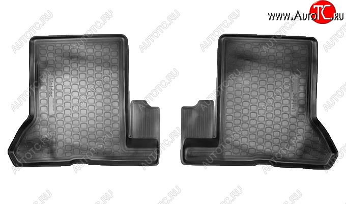 1 469 р. Коврики салонные Noplast (3D, 2 ряд)  Renault Dokker (2012-2025) (Черные)  с доставкой в г. Пермь