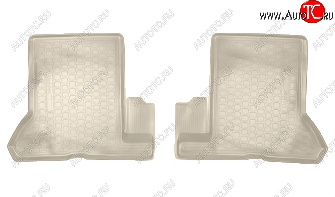 1 699 р. Коврики салонные Noplast (3D, 2 ряд)  Renault Dokker (2012-2025) (Бежевые)  с доставкой в г. Пермь