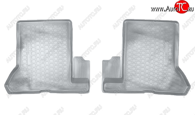 1 699 р. Коврики салонные Noplast (3D, 2 ряд)  Renault Dokker (2012-2025) (Серые)  с доставкой в г. Пермь