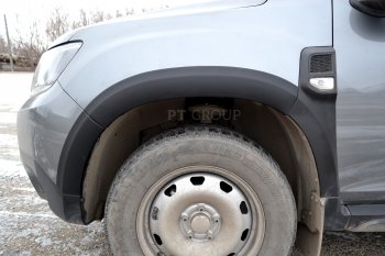 6 959 р. Защитные накладки на арки Petroil Tuning Renault Duster HM рестайлинг (2021-2024) (Текстурная поверхность (шагрень))  с доставкой в г. Пермь. Увеличить фотографию 4