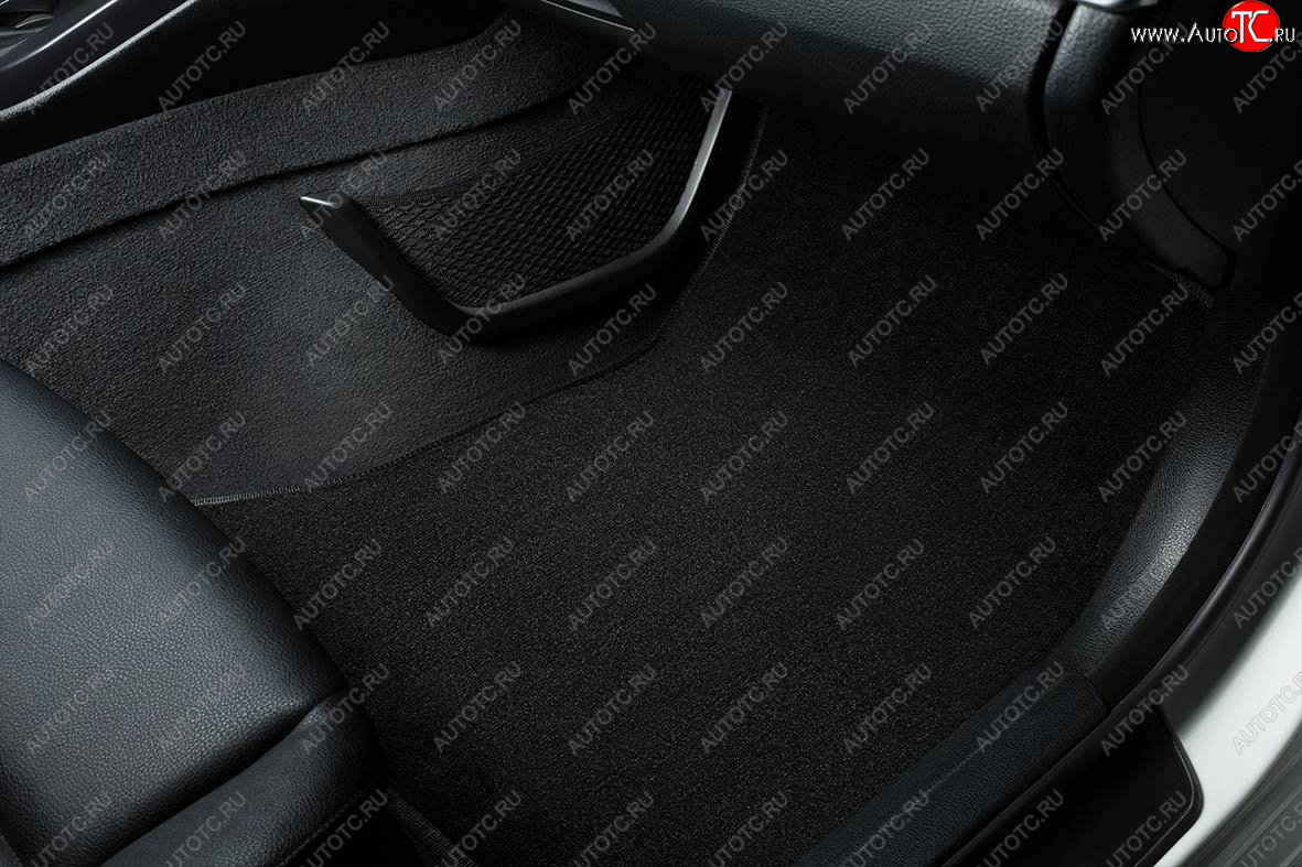 2 889 р. Коврики в салон SEINTEX LUX (ВОРС, комплект, 4WD)  Renault Duster  HM (2021-2024) рестайлинг (Цвет: черный)  с доставкой в г. Пермь