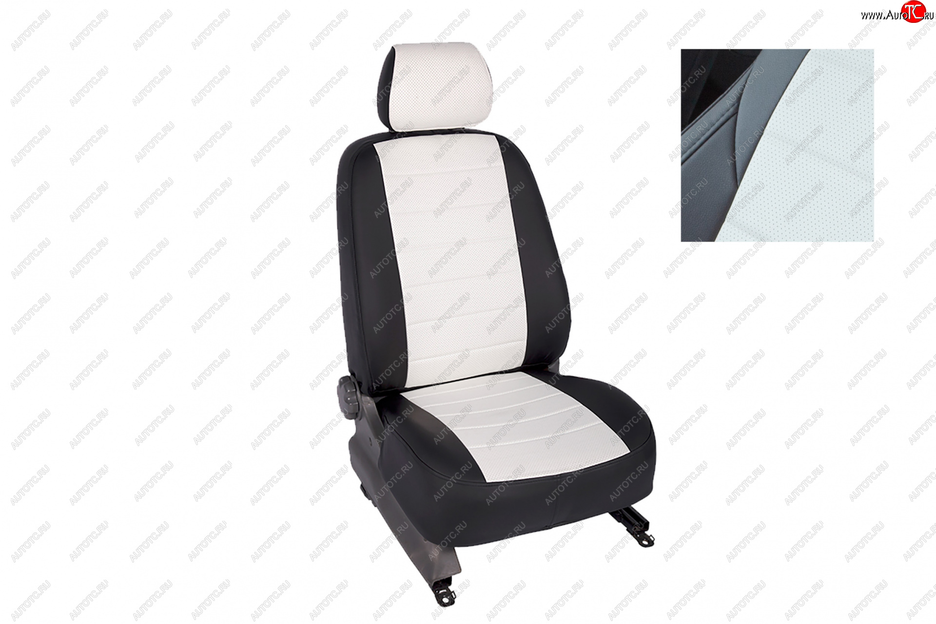 5 999 р. Чехлы для сидений Seintex (экокожа, LifeStyle, 40/60)  Renault Duster  HM (2021-2024) рестайлинг (Черный, вставка белая)  с доставкой в г. Пермь