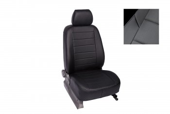 Чехлы для сидений Seintex (экокожа, LifeStyle, 40/60) Renault Duster  HM (2021-2024) рестайлинг (Черный, вставка черная)