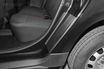 1 059 р. Пороги накладки дверей Petroil Tuning (арочная часть)  Renault Duster  HM (2021-2024) рестайлинг (Текстурная поверхность (шагрень))  с доставкой в г. Пермь. Увеличить фотографию 4