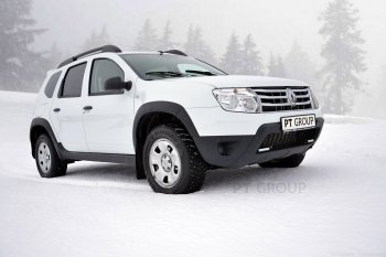 6 099 р. Комплект накладок на колёсные арки Petroil Tuning  Renault Duster  HS (2015-2021) рестайлинг (Текстурная поверхность)  с доставкой в г. Пермь. Увеличить фотографию 3