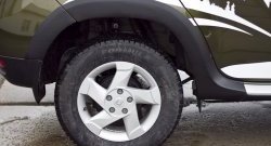7 749 р. Накладки на колёсные арки RA Renault Duster HS рестайлинг (2015-2021) (Неокрашенные)  с доставкой в г. Пермь. Увеличить фотографию 4