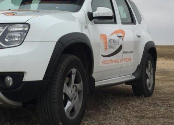 7 649 р. Накладки на колесные арки Артформ Renault Duster HS рестайлинг (2015-2021)  с доставкой в г. Пермь. Увеличить фотографию 3