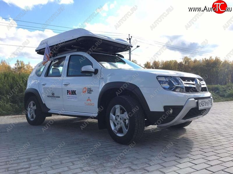 7 649 р. Накладки на колесные арки Артформ Renault Duster HS рестайлинг (2015-2021)  с доставкой в г. Пермь