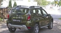 1 749 р. Защитная накладка на задний бампер RA v4 Renault Duster HS рестайлинг (2015-2021)  с доставкой в г. Пермь. Увеличить фотографию 2