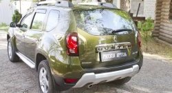 1 749 р. Защитная накладка на задний бампер RA v4 Renault Duster HS рестайлинг (2015-2021)  с доставкой в г. Пермь. Увеличить фотографию 3