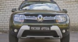 1 239 р. Защитная сетка решетки радиатора РА Renault Duster HS рестайлинг (2015-2021)  с доставкой в г. Пермь. Увеличить фотографию 2