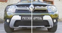 1 239 р. Защитная сетка решетки радиатора РА Renault Duster HS рестайлинг (2015-2021)  с доставкой в г. Пермь. Увеличить фотографию 4