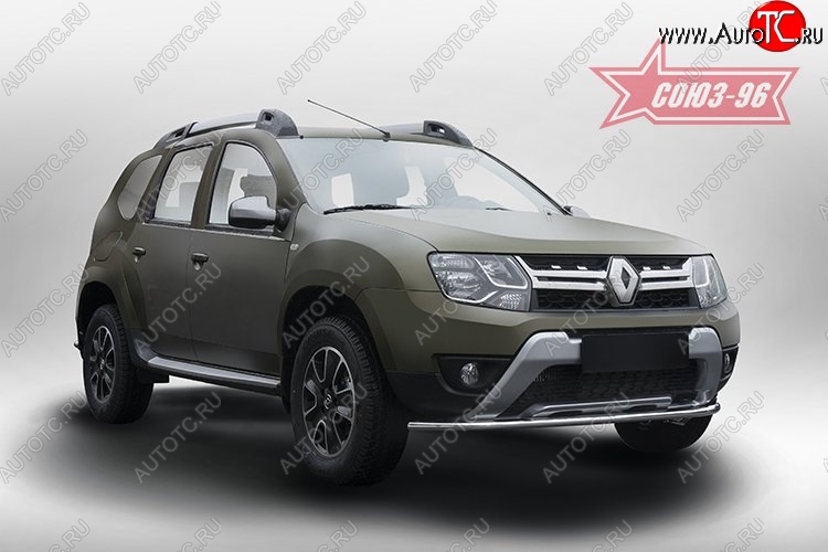10 979 р. Защита переднего бампера (d42) Souz-96  Renault Duster  HS (2015-2021) рестайлинг  с доставкой в г. Пермь
