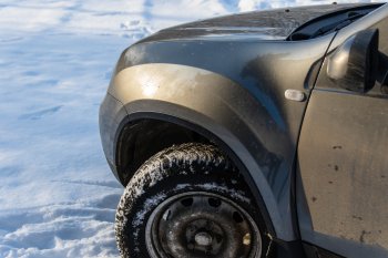 Защитные накладки на арки ArtForm Renault Duster HS рестайлинг (2015-2021) (Поверхность: шагрень)