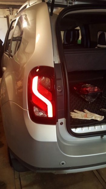 2 059 р. Фонарь FS (левый) Renault Duster HS рестайлинг (2015-2021)  с доставкой в г. Пермь. Увеличить фотографию 3