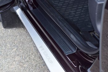 949 р. Пороги накладки передних дверей Petroil Tuning  Renault Duster  HS (2010-2021) дорестайлинг, рестайлинг  с доставкой в г. Пермь. Увеличить фотографию 3
