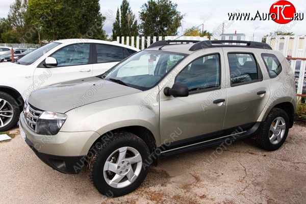 4 649 р. Молдинги дверей Артформ Renault Duster HS дорестайлинг (2010-2015)  с доставкой в г. Пермь