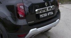 2 459 р. Защитная накладка на задний бампер RA Renault Duster HS рестайлинг (2015-2021)  с доставкой в г. Пермь. Увеличить фотографию 2