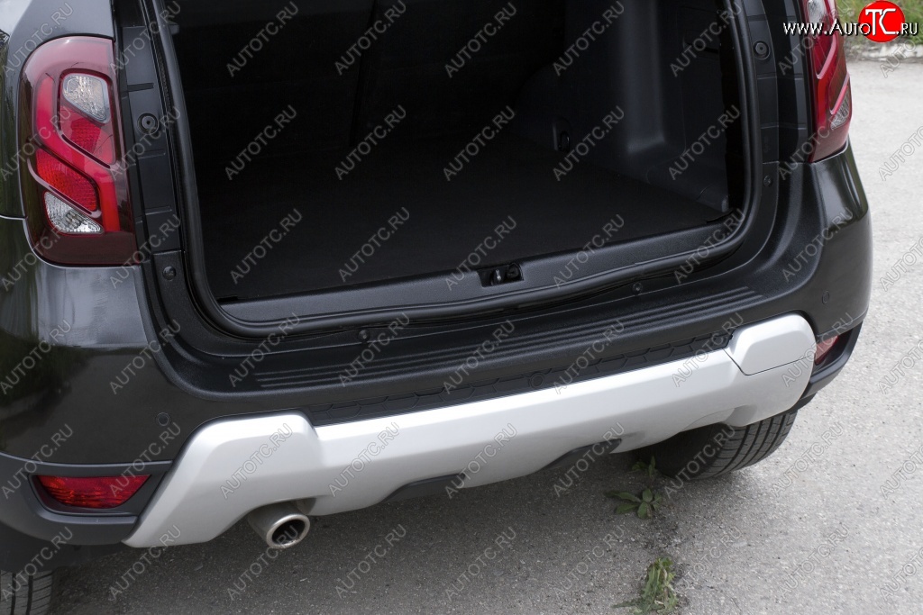 2 459 р. Защитная накладка на задний бампер RA Renault Duster HS рестайлинг (2015-2021)  с доставкой в г. Пермь