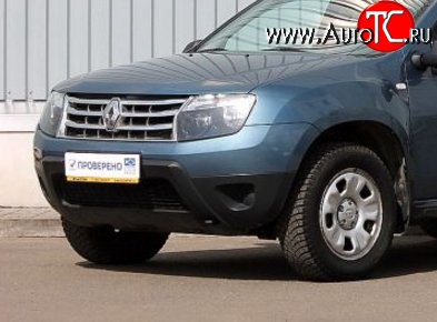 5 999 р. Передний бампер Стандартный (без отверстий под ПТФ) Renault Duster HS дорестайлинг (2010-2015) (Неокрашенный)  с доставкой в г. Пермь