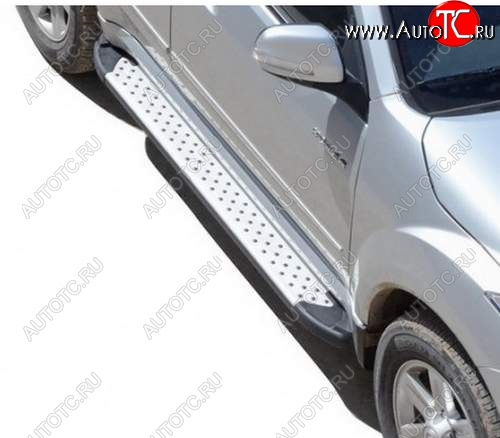 17 199 р. Порожки для ног Бумер (алюминий) Renault Duster HS дорестайлинг (2010-2015)  с доставкой в г. Пермь