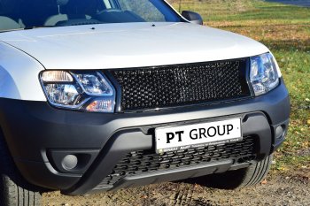 Решетка радиатора Petroil Tuning Renault Duster  HS (2010-2015) дорестайлинг