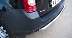 13 549 р. Одинарная защита заднего бампера из трубы диаметром 63 мм (4x2) SLITKOFF  Renault Duster  HS (2010-2015) дорестайлинг  с доставкой в г. Пермь. Увеличить фотографию 3