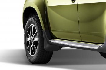2 499 р. Брызговики Frosch Renault Duster HS рестайлинг (2015-2021) (Передние)  с доставкой в г. Пермь. Увеличить фотографию 2
