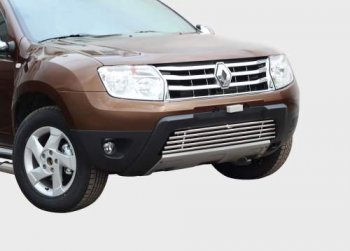 Декоративный элемент воздухозаборника Souz96 Renault Duster HS дорестайлинг (2010-2015) (хром загл. d16)