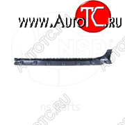 6 849 р. Пластиковый правый порог NSP Renault Duster HS рестайлинг (2015-2021) (Неокрашенный)  с доставкой в г. Пермь