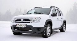 6 099 р. Комплект накладок на колёсные арки Petroil Tuning  Renault Duster  HS (2010-2015) дорестайлинг (Текстурная поверхность)  с доставкой в г. Пермь. Увеличить фотографию 2