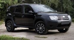 7 649 р. Накладки арок RA (комплект) Renault Duster HS дорестайлинг (2010-2015) (Поверхность шагрень)  с доставкой в г. Пермь. Увеличить фотографию 2