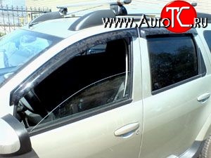 3 399 р. Дефлекторы окон (ветровики) Novline 4 шт Renault Duster HS дорестайлинг (2010-2015)  с доставкой в г. Пермь