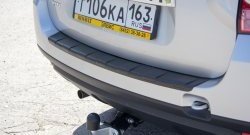 Накладка защитная на задний бампер Petroil Tuning Renault Duster  HS (2010-2015) дорестайлинг (Текстурная поверхность)
