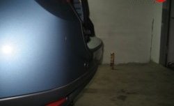 1 549 р. Верхняя зашитная накладка Kart на задний бампер для багажного отделения Renault Duster HS дорестайлинг (2010-2015)  с доставкой в г. Пермь. Увеличить фотографию 2