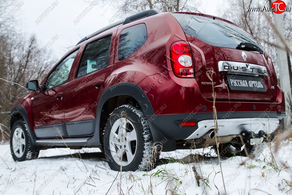 7 999 р. Диффузор заднего бампера RA Renault Duster HS дорестайлинг (2010-2015)  с доставкой в г. Пермь