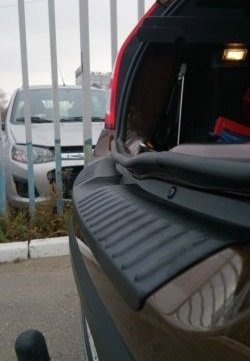1 549 р. Накладка на задний бампер Ralex Tuning Renault Duster HS дорестайлинг (2010-2015)  с доставкой в г. Пермь. Увеличить фотографию 2