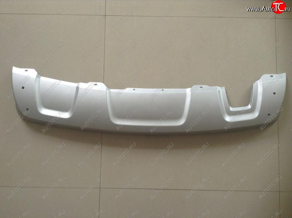 1 049 р. Накладка на задний бампер SPARD (серебро) Renault Duster HS дорестайлинг (2010-2015) (Неокрашенная)  с доставкой в г. Пермь
