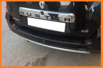 1 089 р. Накладка защитная на задний бампер Yuago Renault Duster HS дорестайлинг (2010-2015)  с доставкой в г. Пермь. Увеличить фотографию 2