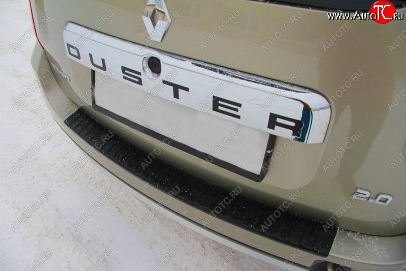 1 089 р. Накладка защитная на задний бампер Yuago Renault Duster HS дорестайлинг (2010-2015)  с доставкой в г. Пермь