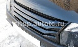 3 199 р. Решётка радиатора MT Renault Duster HS дорестайлинг (2010-2015) (Неокрашенная)  с доставкой в г. Пермь. Увеличить фотографию 4