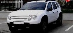 4 599 р. Решётка радиатора Next №1 Renault Duster HS рестайлинг (2015-2021) (Неокрашенная)  с доставкой в г. Пермь. Увеличить фотографию 2